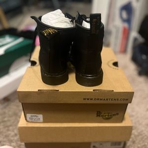 Dr. Martens black toddler boots